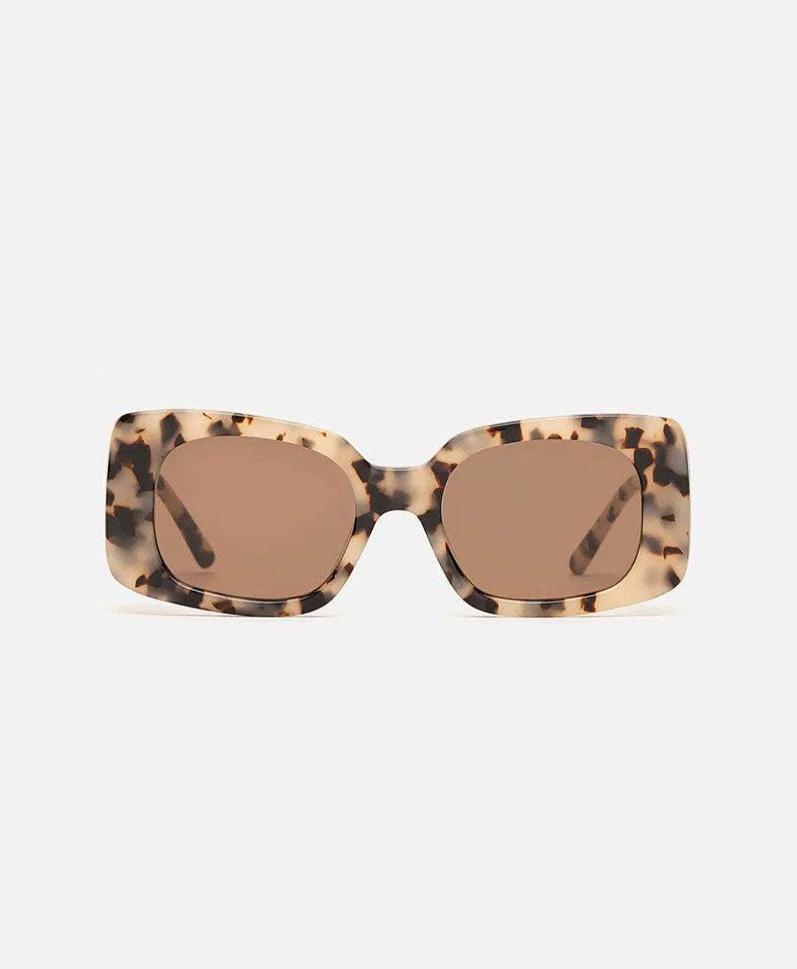 Damen Lu Goldie Sonnenbrillen | Sonnenbrille Coco - Choc Tort