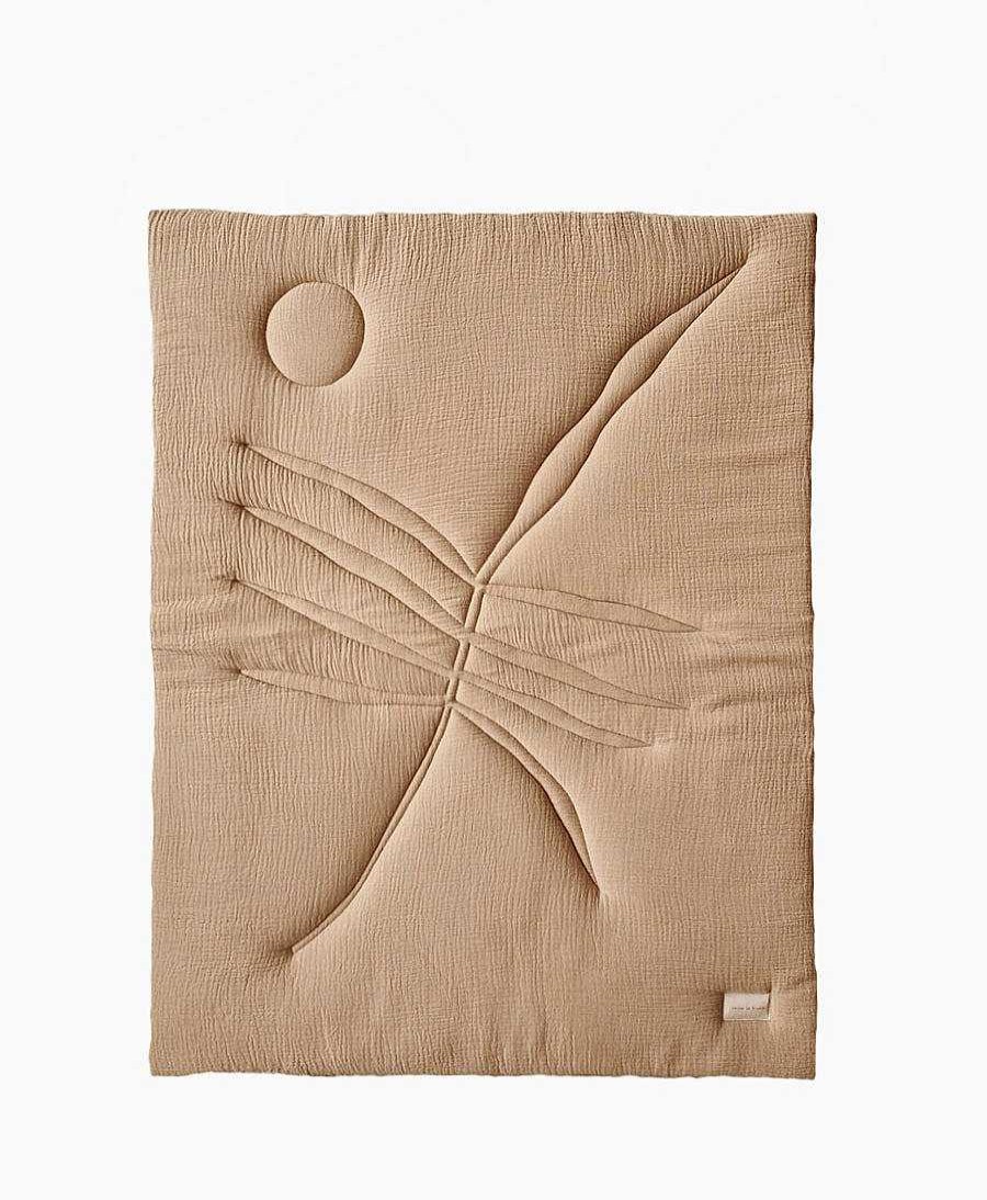 Kinder Jeanne Le Studio Accessoires F R Kinder | Spielmatte - Madeleine Quilted Playmat - Gold Beige