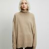 Damen Rita Row Oberteile | Rollkragenpullover Teton - Beige