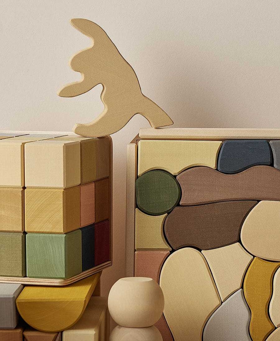 Kinder Raduga Grez Spielzeug | Holzbaustein Set "Mum And Child Building Blocks"