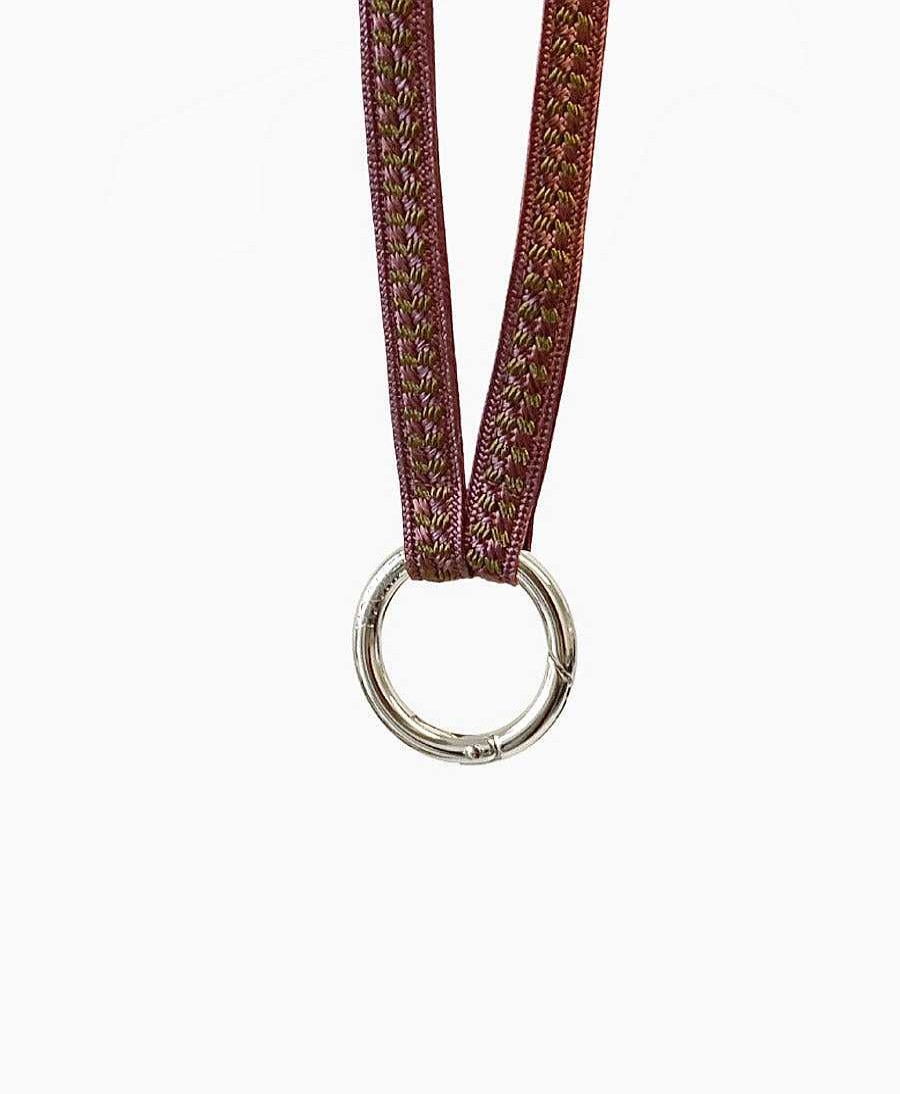 Lifestyle YOOMEE Schl Sselanh Nger | Schl Sselband Silbriger Karabiner - Rosewood