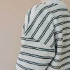 Kinder Kidwild Kinderkleidung | Organic Boxy Sweatshirt - Gestreift - Raven Double Stripe