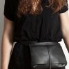 Damen MDK - Miranda Kaloudis Taschen | Boho Bag - Schwarz Glattleder