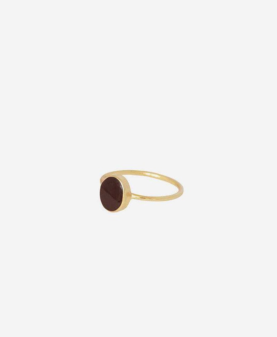 Damen MIMI ET TOI Fingerringe | Fingerring - Petite Oval Bordeaux Resin