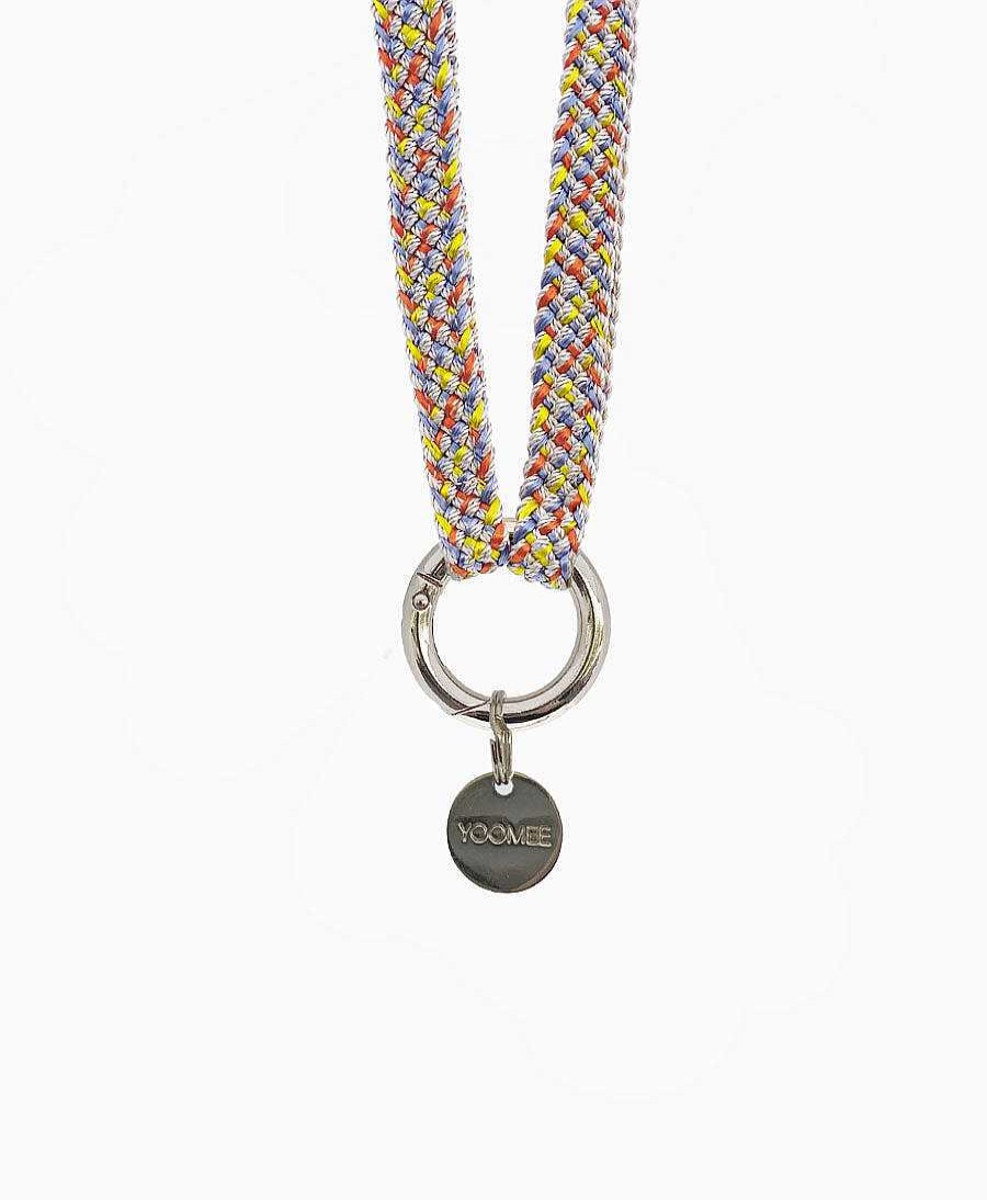 Lifestyle YOOMEE Schl Sselanh Nger | Schl Sselband "Fatima" Mit Silbrigem Karabiner - Cream Sprinkle