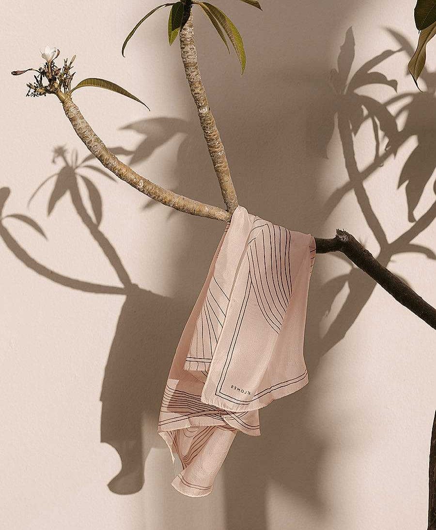 Damen Clomes M Tzen, H Te & Schals | Foulard Ronja Aus Seide (Peace Silk) - Blassrosa