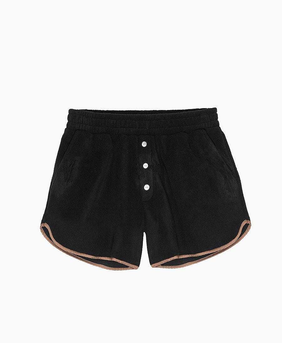 Damen DONNI. Unterteile | Polar Fleece Short - Schwarz