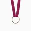 Lifestyle YOOMEE Schl Sselanh Nger | Schl Sselband Mit Silbrigem Ring - Fuchsia