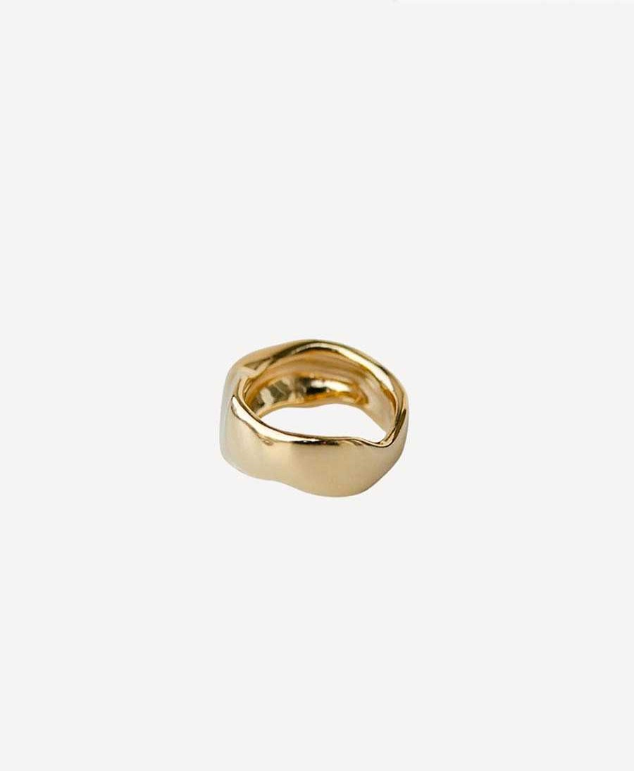 Damen BAIUSHKI Fingerringe | Ring "Moa" Sterling Silber, Vergoldet