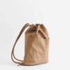 Damen Are Studio Rucks Cke | Rucksack Lade - Leder, Beige