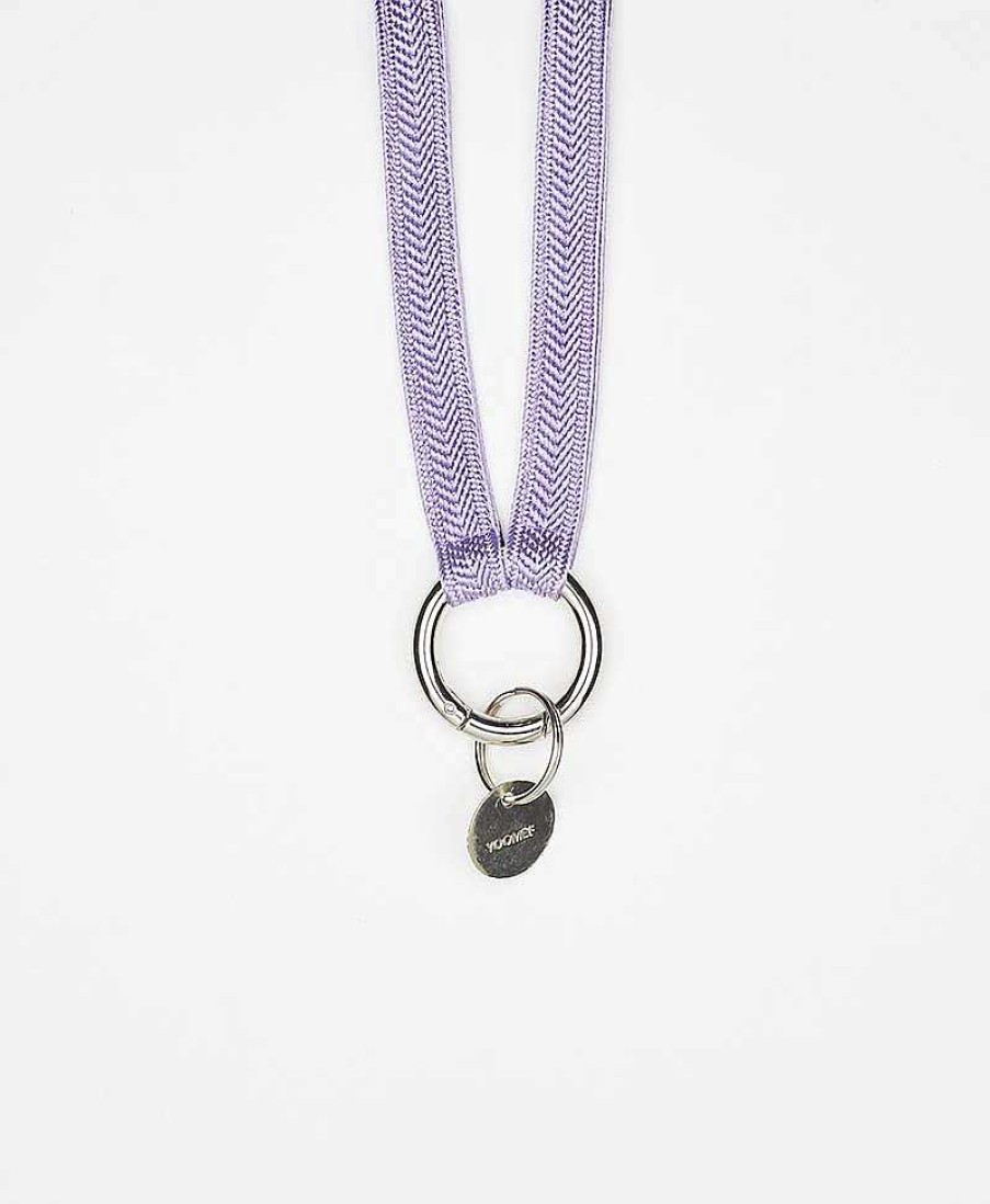 Lifestyle YOOMEE Schl Sselanh Nger | Schl Sselband Silber - Lilac Blossom