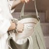 Damen YOOMEE Taschen | Tasche Hanout Aus Leinen - Sage