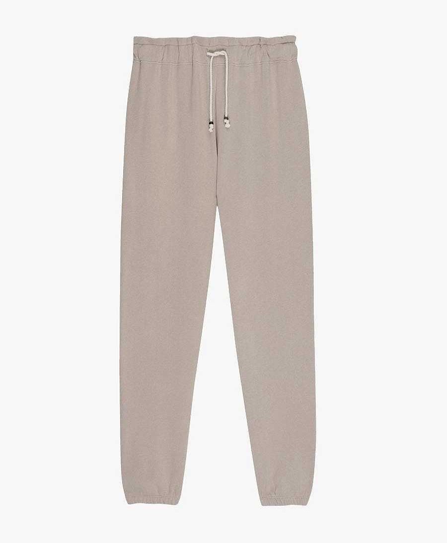 Damen DONNI. Unterteile | Trainerhose Vintage Fleece Sweatpant - Steinbeige