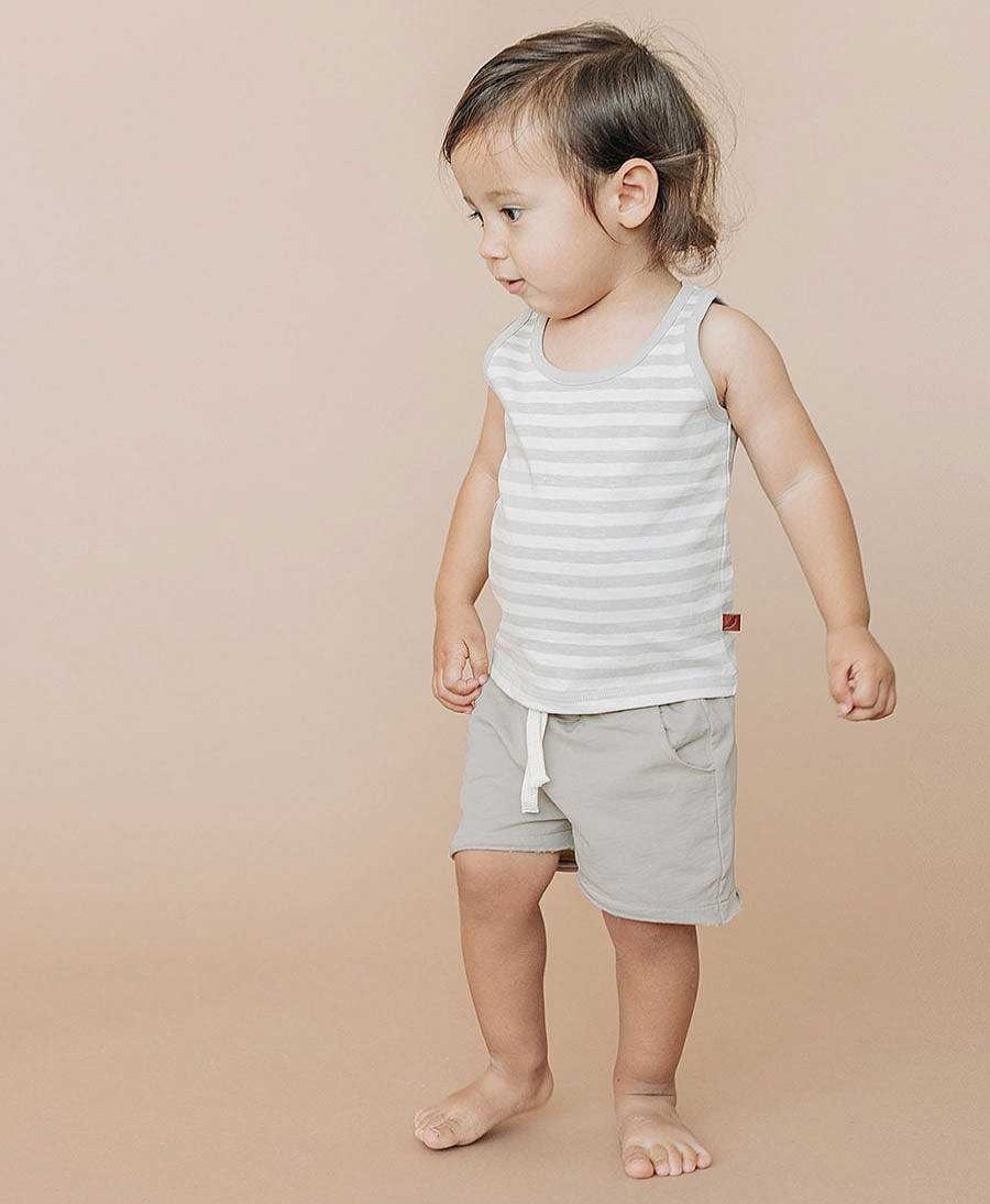 Kinder Kidwild Kinderkleidung | Organic Shorts - Kurze Hose - Pebble