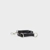 Lifestyle PARK Schl Sselanh Nger | Schl Sselband Aus Leder Mit Karabiner Schwarz / Silber