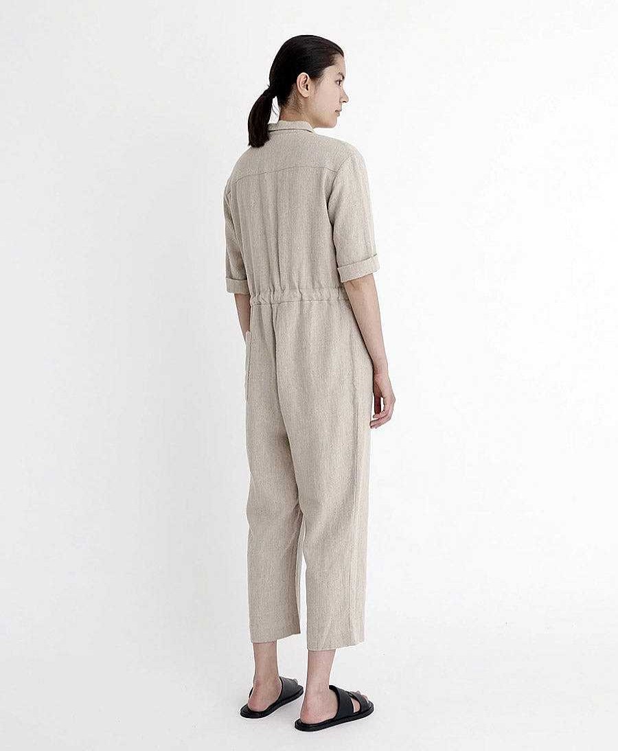 Damen 7115 by Szeki Kleider & Jumpsuits | Everday Jumpsuit - Almond