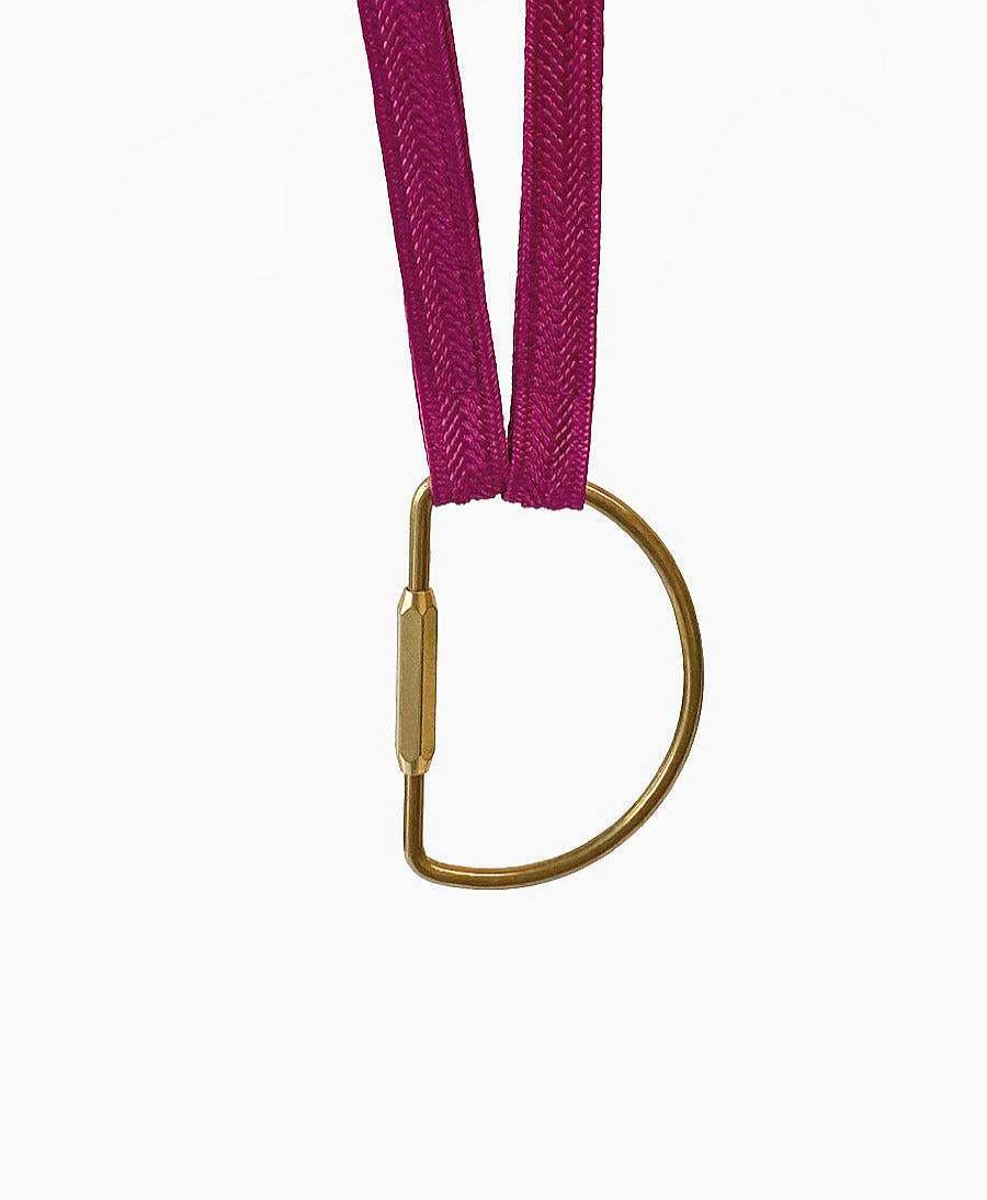 Lifestyle YOOMEE Schl Sselanh Nger | Schl Sselband Halfmoon Messing - Fuchsia