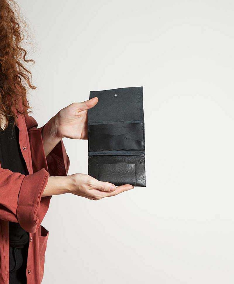 Damen MDK - Miranda Kaloudis Portemonnaie | Portemonnaie "Minimalistic Wallet" - Schwarz