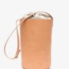 Damen Marin et Marine Taschen | Grosse Bucket Bag Aus Leder - Natur