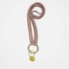 Lifestyle YOOMEE Schl Sselanh Nger | Schl Sselband Vergoldeter Karabiner - Juicy Peach