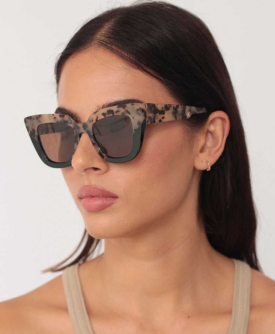 Damen Oscar x Frank Sonnenbrillen | Sonnenbrille Fairfax - Cookie Tort