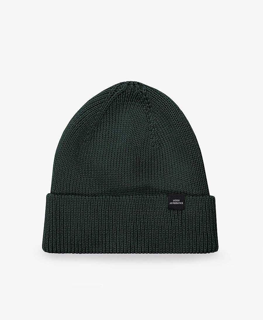 Herren Ucon Acrobatics M Tzen & Schals | Vegane M Tze "Mika Beanie" Forest / Dunkelgr N