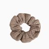 Damen Morena Isabel Haaraccessoires | Scrunchie Taupe Aus Bio-Baumwolle / Musselin