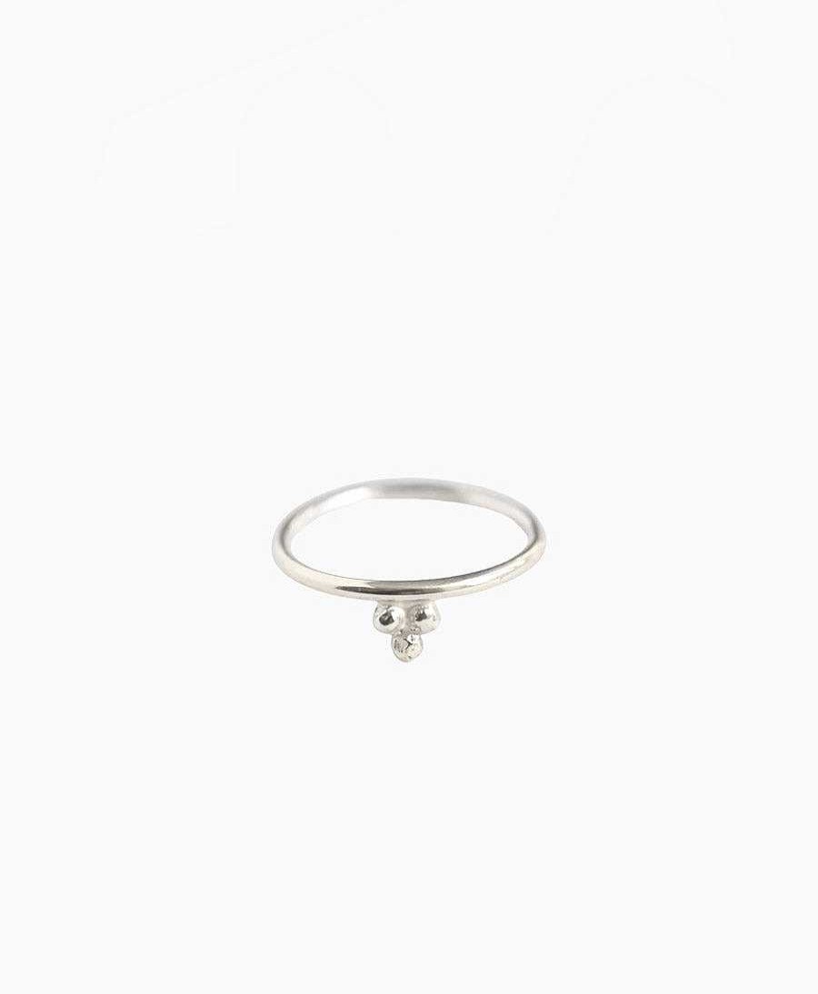 Damen Wild Fawn Fingerringe | Fingerring Silber "Ornate Stacking Ring"