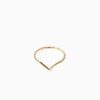 Damen V Design Lab Fingerringe | V Ring Vergoldet