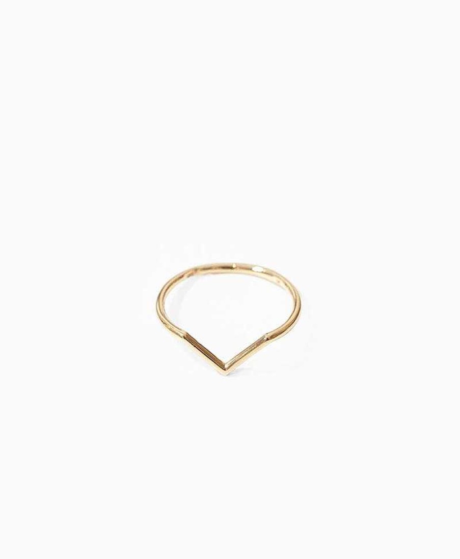 Damen V Design Lab Fingerringe | V Ring Vergoldet