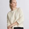 Damen JAMIE + THE JONES Oberteile | Heller Pullover - The Mid Weight T Sweater