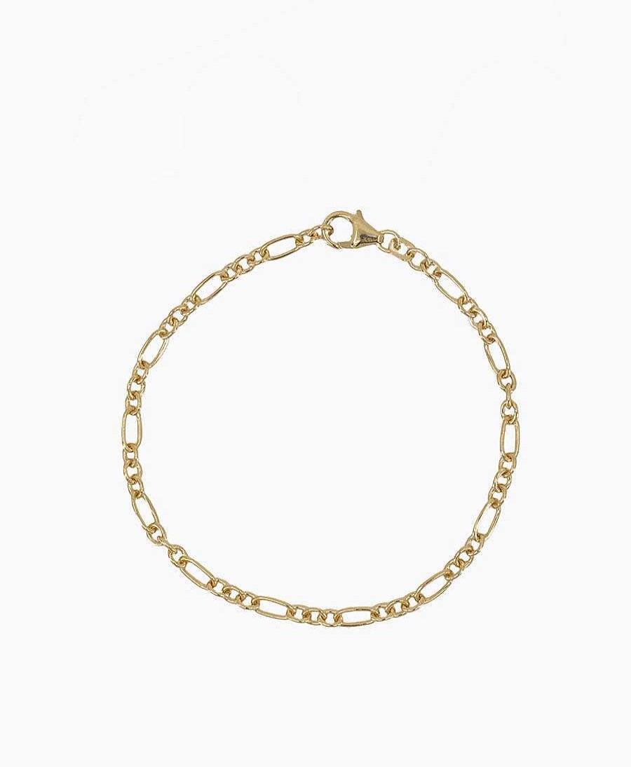 Damen Clomes Bracelet & Armringe | Bracelet / Armband Anker-Figaro - Vermeil