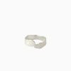 Damen Wild Fawn Fingerringe | Fingerring Silber "Molten Crossover Ring"