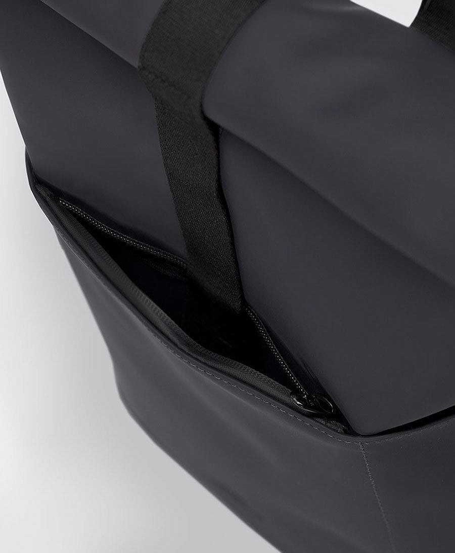 Herren Ucon Acrobatics Taschen & Rucks Cke | Veganer Rucksack "Hajo Macro" Lotus Schwarz