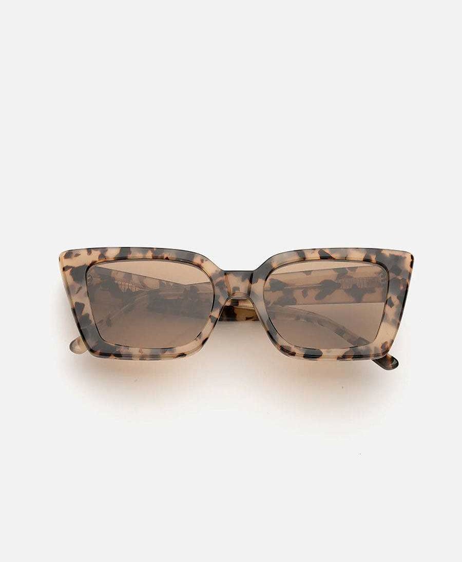 Damen Lu Goldie Sonnenbrillen | Sonnenbrille Lucia - Choc Tort