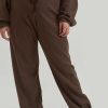 Damen DONNI. Unterteile | Trainerhose Vintage Fleece Sweatpant - Dunkelbraun