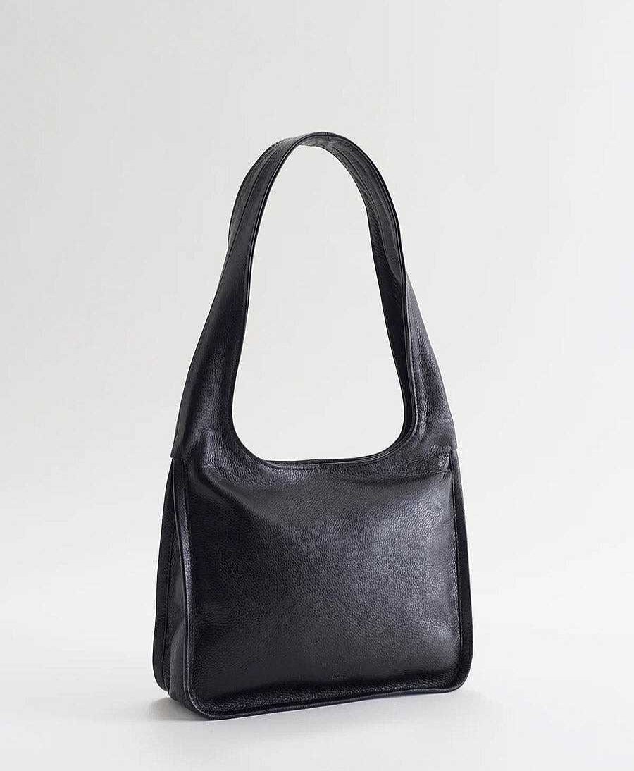 Damen Are Studio Taschen | Ledertasche Clara - Leder, Schwarz