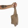 Damen MANDRN Taschen | Bauchtasche Aus Leder - The Remy Taupe