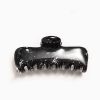 Damen UNDO Haaraccessoires | Grosse Haarklammer - Black Marble Claw Clip