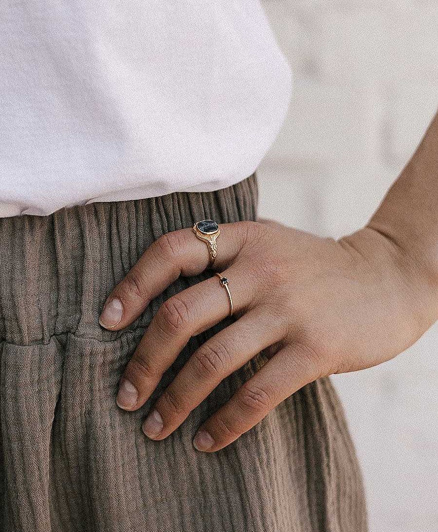 Damen MIMI ET TOI Fingerringe | Fingerring Mit Eingefasstem Stein - Laisser