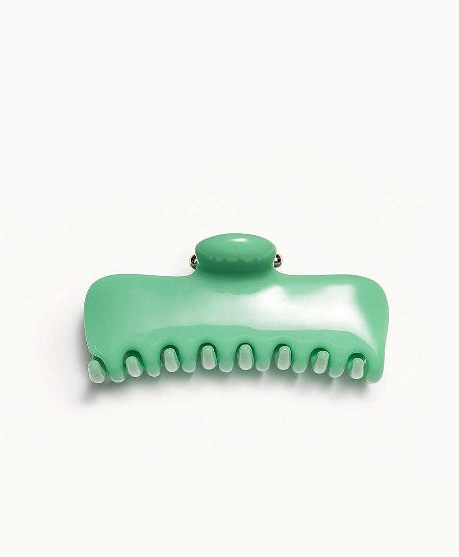 Damen UNDO Haaraccessoires | Grosse Haarklammer - Paris Green Claw Clip