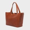 Damen PARK Taschen | Schultertasche Tote Bag Aus Braunem Leder