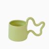 Lifestyle Florence Mytum K Che | Tasse Aus Keramik - Wiggle Mug Hellgr N