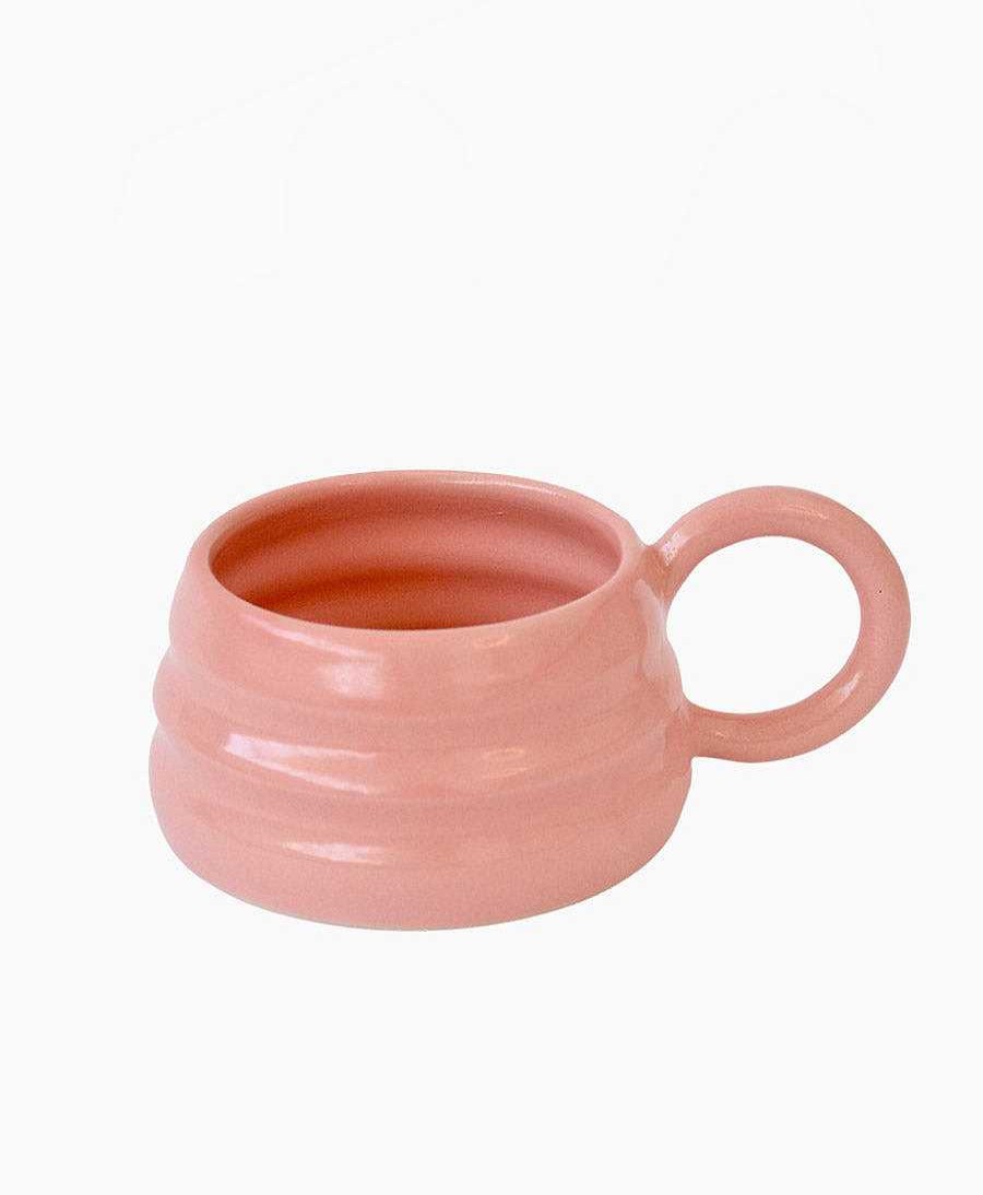 Lifestyle Florence Mytum K Che | Tasse Aus Keramik - Ripple Mug Rosa