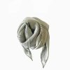 Damen Clomes Haaraccessoires | Foulard Ronja Aus Seide (Peace Silk) - Salbei