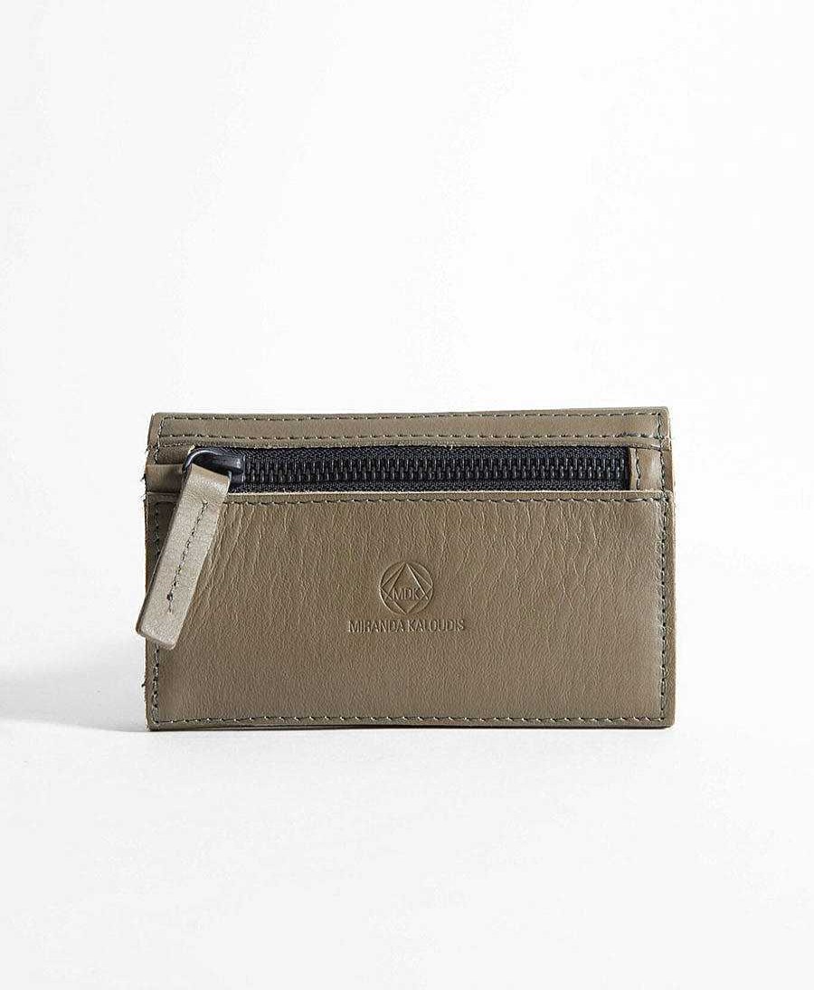 Damen MDK - Miranda Kaloudis Portemonnaie | Portemonnaie "Minimalistic Wallet" - Olivgr N