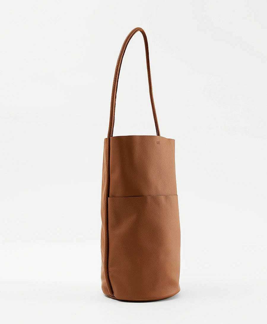 Damen Are Studio Taschen | Schultertasche Buoy - Leder, Braun