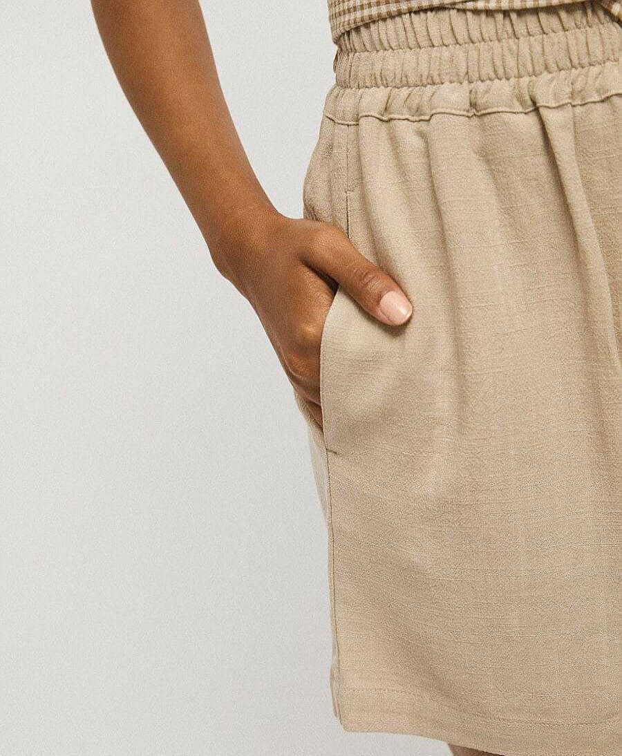 Damen Rita Row Unterteile | Kurze Hose Lucano - Wide Shorts - Sand