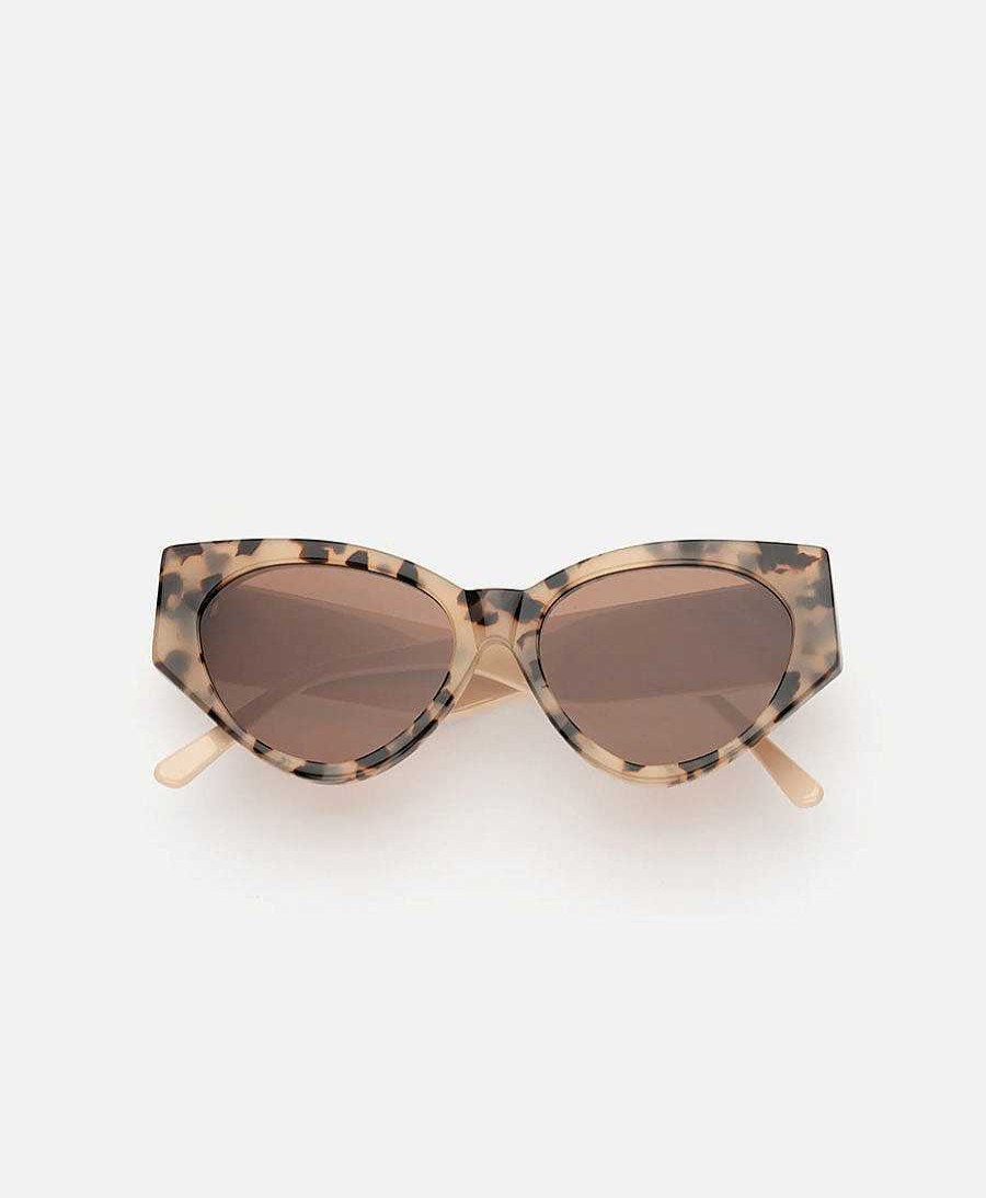 Damen Lu Goldie Sonnenbrillen | Sonnenbrille Milou - Choc Tort