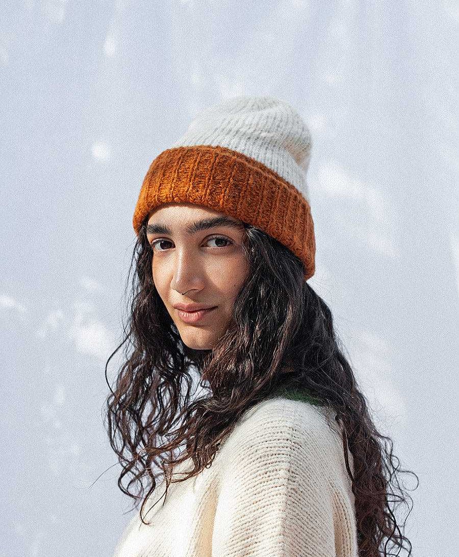 Damen JUNGLE FOLK M Tzen, H Te & Schals | Strickm Tze Lora Beanie - Ivory